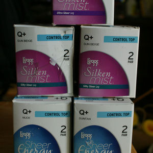 New Distressed Box Pantyhose Variety Q+ Leggs 10pr